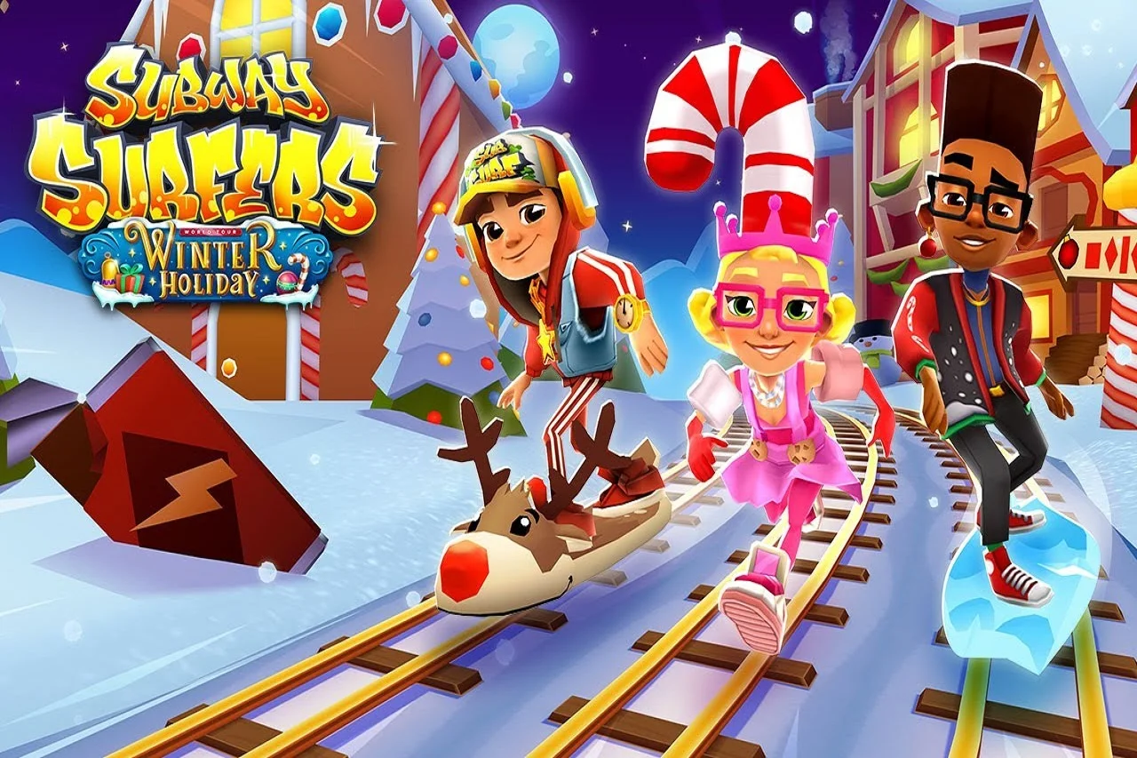Subway Surfers Winter Holiday - Play free online Arcade Games game